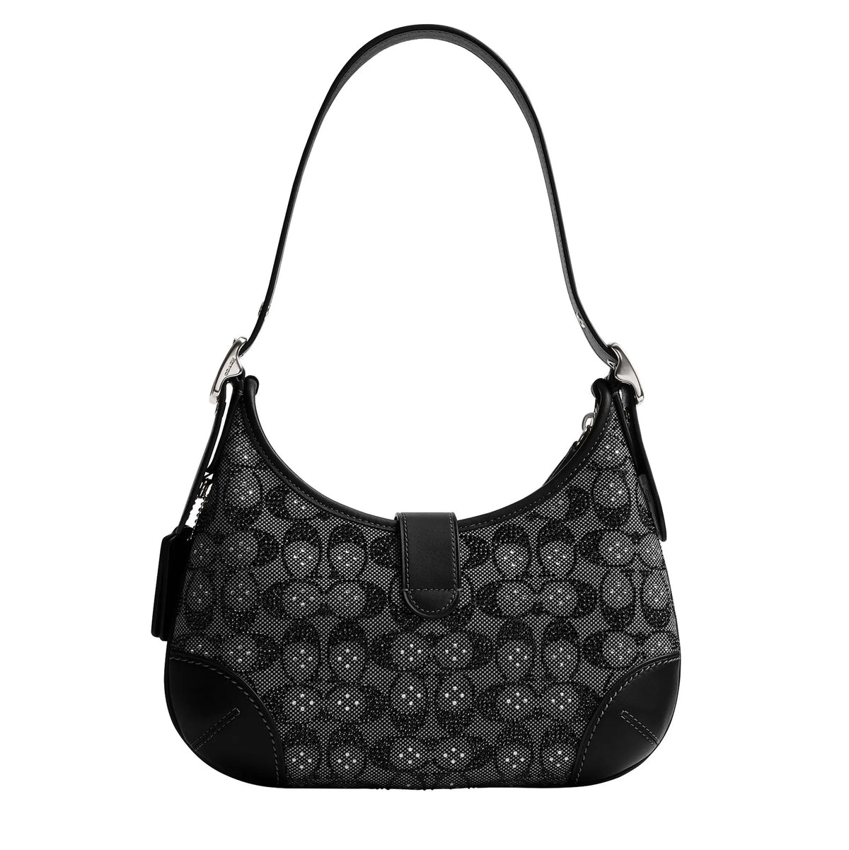 Crystal coach hamptons hobo bag