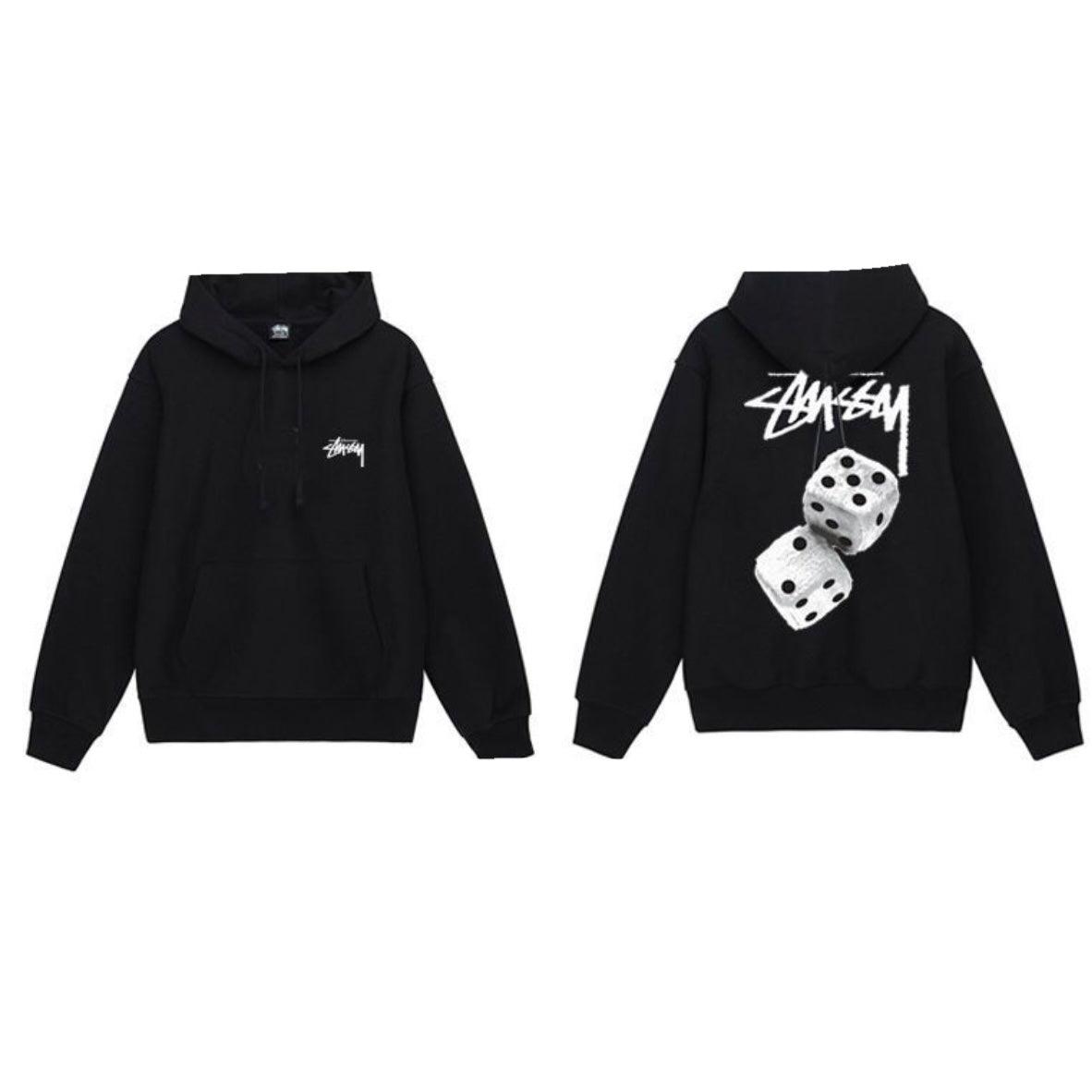 Stüssy Fuzzy dice hoodie